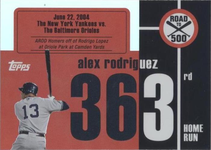 2007 Topps - Alex Rodriguez #ARHR363
