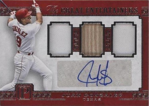 2016 Panini Pantheon - Juan González #TGE-JG