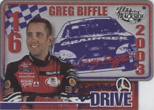2003 Press Pass Trackside - Greg Biffle #LD 1