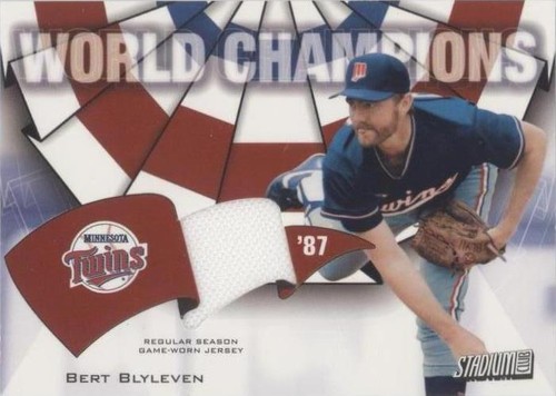 2002 Topps Stadium Club - Bert Blyleven #WC-BB