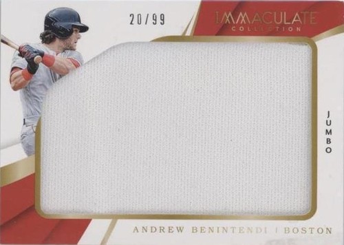 2018 Panini Immaculate Collection - Andrew Benintendi #IJ-AB