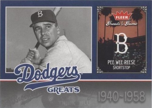2006 Fleer Greats of the Game - Pee Wee Reese #LAD-PR