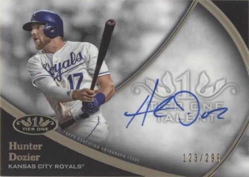 2020 Topps Tier One - Hunter Dozier #T1TA-HD