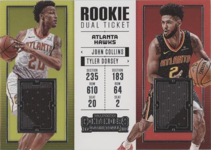 2017-18 Panini Contenders - Tyler Dorsey/John Collins #RTD-6