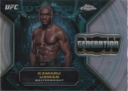 2024 Topps Chrome UFC - Kamaru Usman #GNW-8