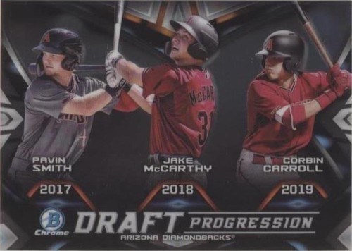 2019 Bowman Draft - Corbin Carroll Jake McCarthy Pavin Smith #DPR-ARI