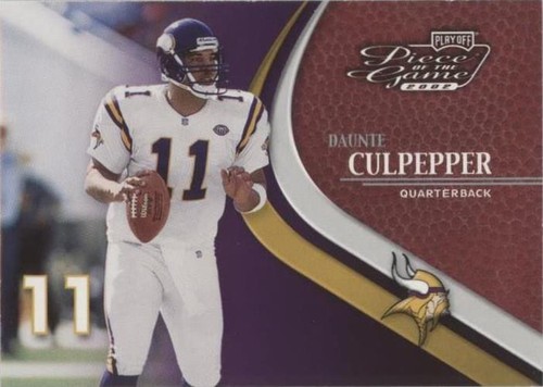 2002 Playoff Piece of the Game Daunte Culpepper #1