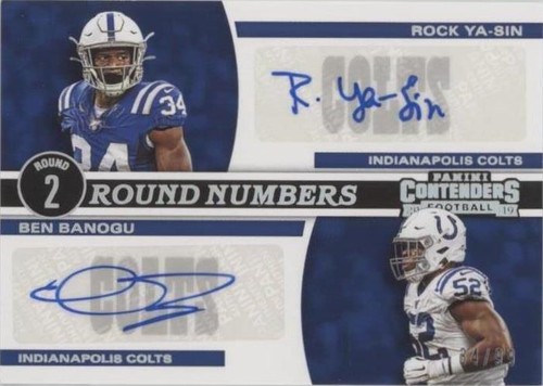 2019 Panini Contenders Ben Banogu Rock Ya-Sin #RN-SB