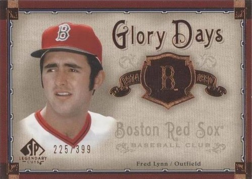 2005 SP Legendary Cuts - Fred Lynn #GD-FL