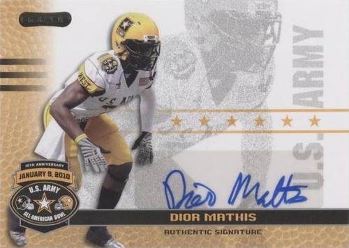 2010 Razor U.S. Army All-American Bowl Dior Mathis #BA-DM1