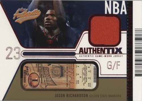 2003-04 Fleer Authentix - Jason Richardson #JA-JR