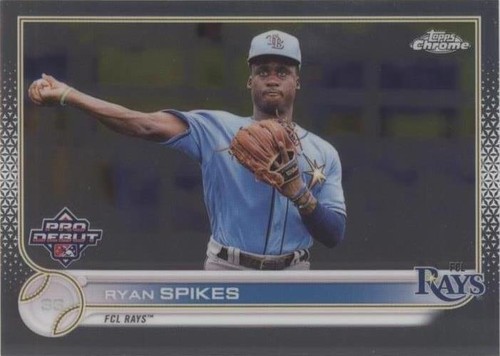 B721 RYAN SPIKES 1/1 2022 TOPPS CHROME PRO DEBUT