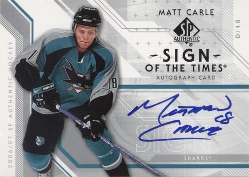 2006-07 SP Authentic - Matt Carle #ST-MA
