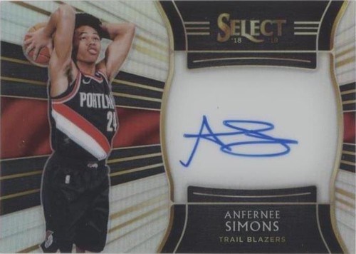 2018-19 Panini Select - Anfernee Simons #RS-ASM