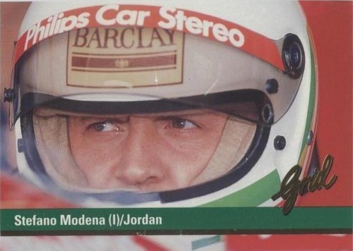 1992 Grid Motorcard Formula 1 - Stefano Modena #96