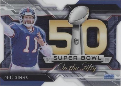 2015 Topps Chrome Phil Simms #SBDC-PS