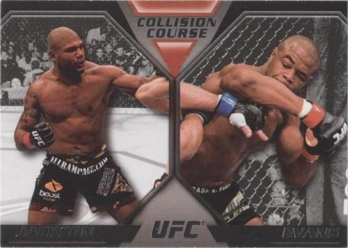 2011 Topps UFC Moment of Truth - Quinton Jackson Rashad Evans #CC-JE