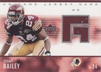 2003 Upper Deck Champ Bailey #GJ-CB