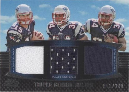 2011 Topps Prime Ryan Mallett Shane Vereen Stevan Ridley #TCR-MVR