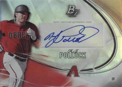 2016 Bowman Platinum - A.J. Pollock #PA-AP