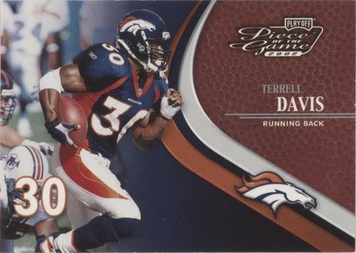 2002 Playoff Piece of the Game Terrell Davis #32