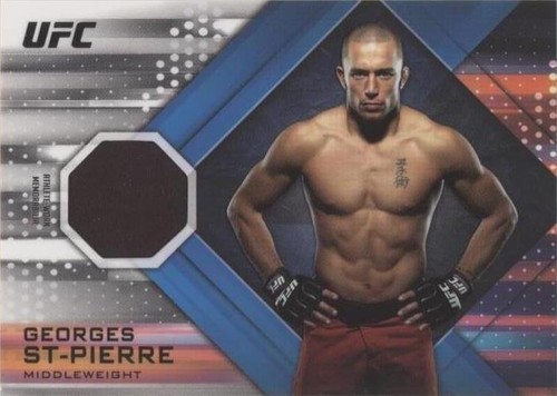 ufc ジョルジュ・サンピエール　サイン　カード George St-Pierre UFC Signed Event Poster SBC 124 129 217 167