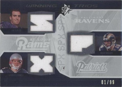 2008 SPx Joe Flacco Kevin O'Connell Marc Bulger #WT20