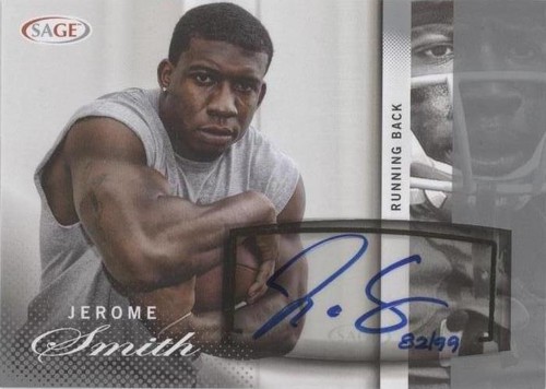2014 SAGE Autographed Football Jerome Smith #A47
