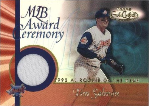 2001 Topps Gold Label - Tim Salmon #GLR-TS
