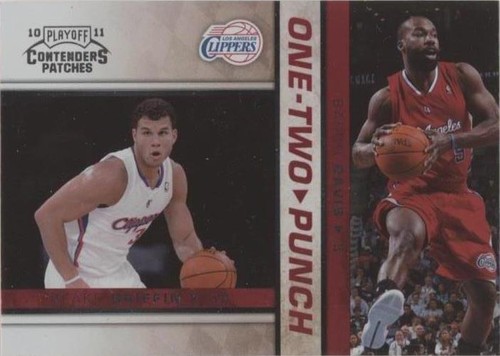 2010-11 Playoff Contenders Patches - Blake Griffin/Baron Davis #12