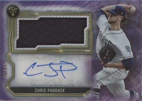 2020 Topps Triple Threads - Chris Paddack #ASJR-CP