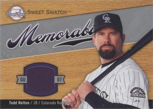 2007 Sweet Spot - Todd Helton #SW-HE