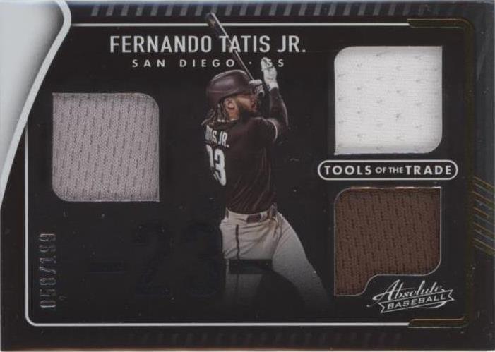 2022 Panini Absolute - Tools of the Trade 3 Swatch #TTT3-FT Fernando ...