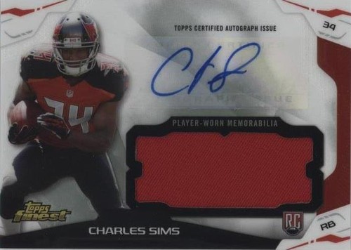 2014 Topps Finest Charles Sims #AJR-CS