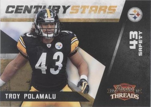 2010 Panini Threads Troy Polamalu #17