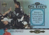 2006 Upper Deck Epic - Josh Beckett #EE45