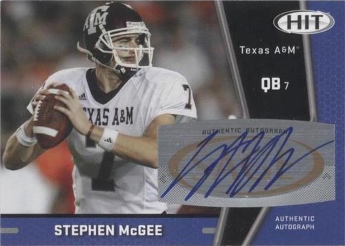 2009 SAGE Hit Stephen McGee #A70