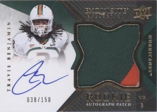 2012 Exquisite Collection Travis Benjamin #140