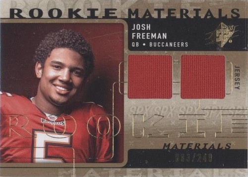 2009 SPx Josh Freeman #RM-JF