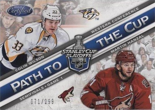 2012-13 Panini Certified - Colin Wilson Martin Hanzal #PCSF5