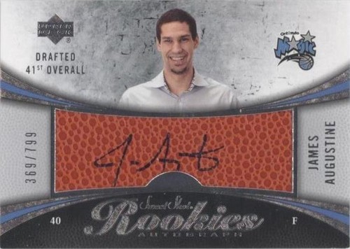 2006-07 Upper Deck Sweet Shot - James Augustine #92