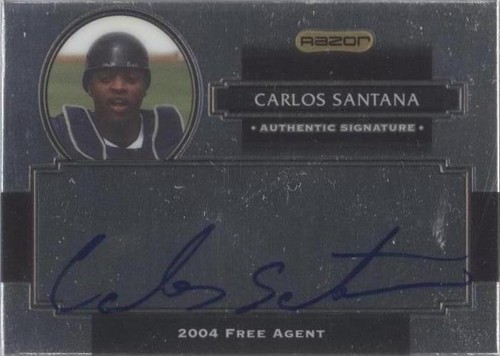 2008 Razor Signature Series Metal - Carlos Santana #AU-CAS