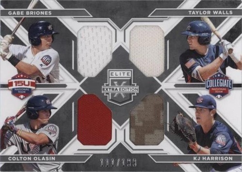 2016 Panini Elite Extra Edition - Colton Olasin Gabe Briones KJ Harrison #12