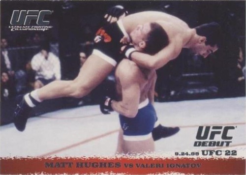 2009 Topps UFC Round 1 - Matt Hughes Valeri Ignatov #8