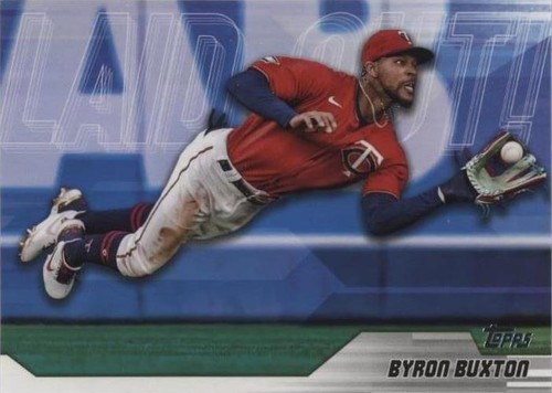 バイロン・バクストンByron Buxton /25シリ 直筆サイン 2025 Topps Series 2 Byron Buxton / Brooks Lee Dual Relic