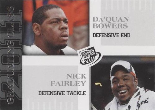 2011 Press Pass Da'Quan Bowers Nick Fairley #92