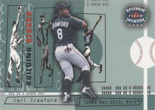 2003 Fleer Splendid Splinters - Carl Crawford #137