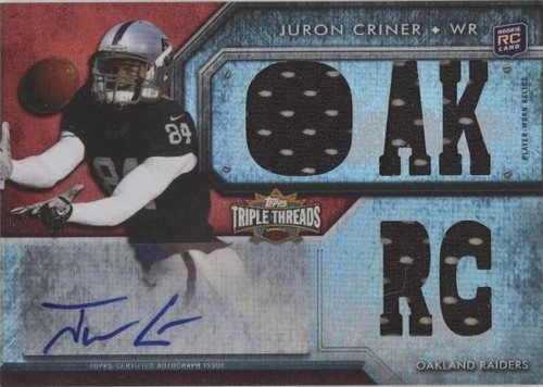 2012 Topps Triple Threads Juron Criner #126