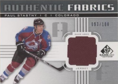 2011-12 SP Game Used Edition - Paul Stastny #AF-PA