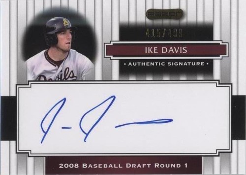 2008 Razor Signature Series - Ike Davis #118